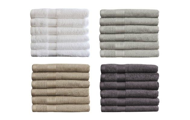 6 zachte handdoeken (50x100) van hotelkwaliteit! 